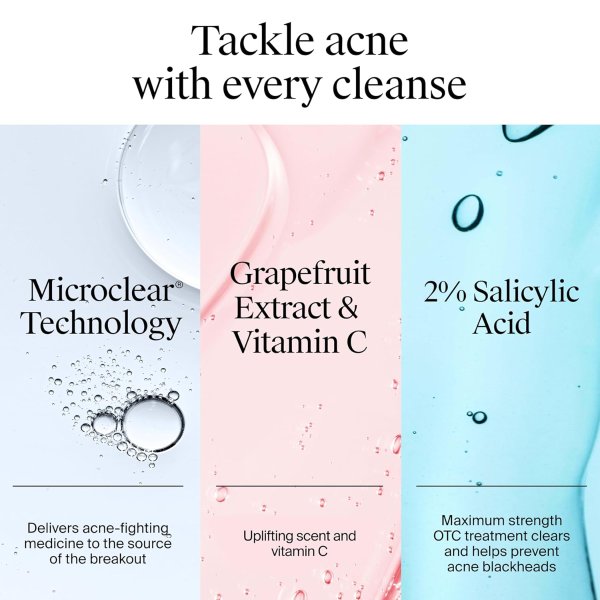 Neutrogena 粉柚控油祛痘洁面乳 9.1 fl oz