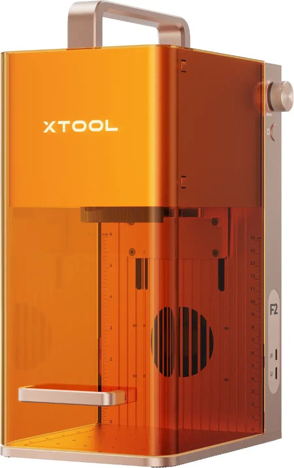 xTool F2 5W红外&15W二极管便携双激光雕刻机