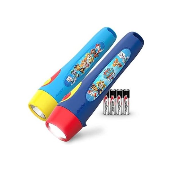  PAW Patrol 儿童手电筒 2件 含电池