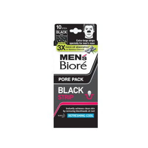 Biore 男士毛孔清洁鼻贴 黑色 10片装