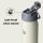 BOTTLE BOTTLE 16oz Stainless Steel Insulated Sports Water Bottle with Straw Gray