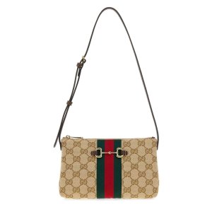 Gucci Horsebit Web 小号单肩包