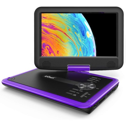 ieGeek 11.5英寸便携DVD播放器 9.5英寸护眼屏 紫色