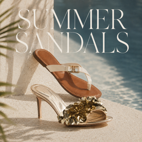 Floral Slide Sandals $19Clarks, Guess, Kate Spade & More Stylish Sandals - Up to 80% Off