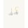 Sophie Ratner Jewelry 1 Carat Oval Diamond Earring 14K Gold