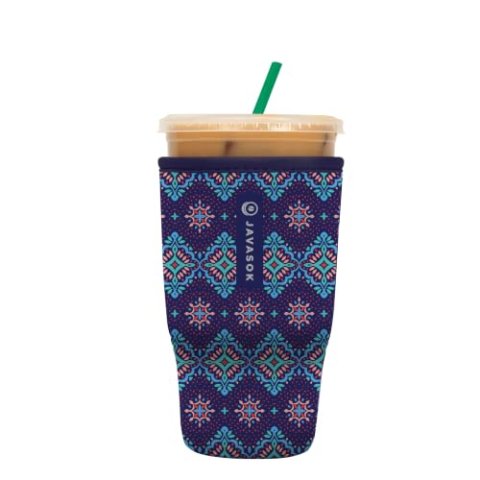 Sok It JavaSok Large Insulated Neoprene Cup Sleeve for Iced Coffee & Cold Soda 30-32oz