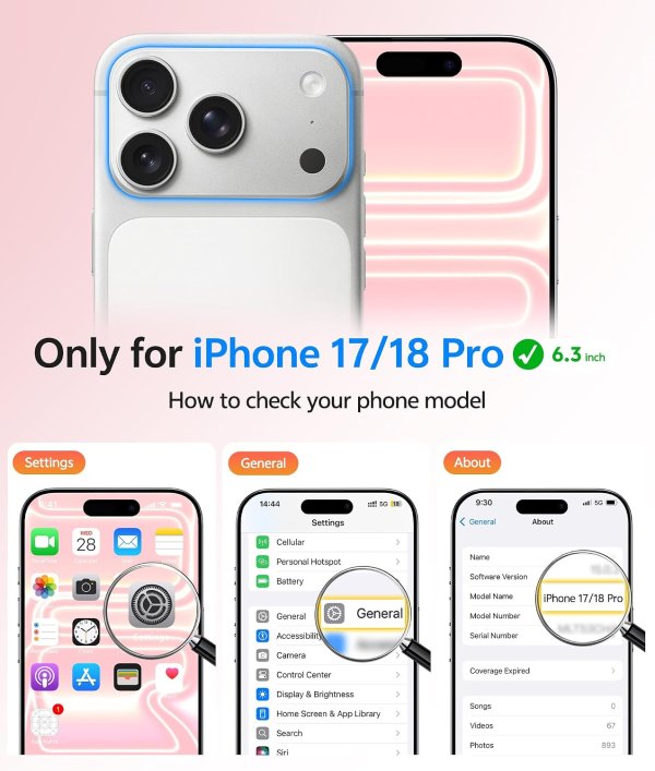 FNTCASE iPhone 18/17 Pro 磁吸手机壳 6.3英寸