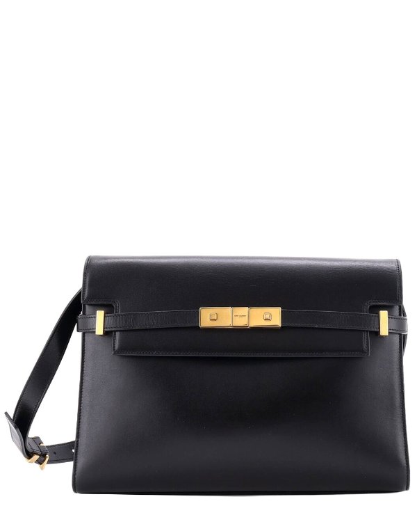  Pre-owned Manhattan Medium Leather Shoulder Bag
