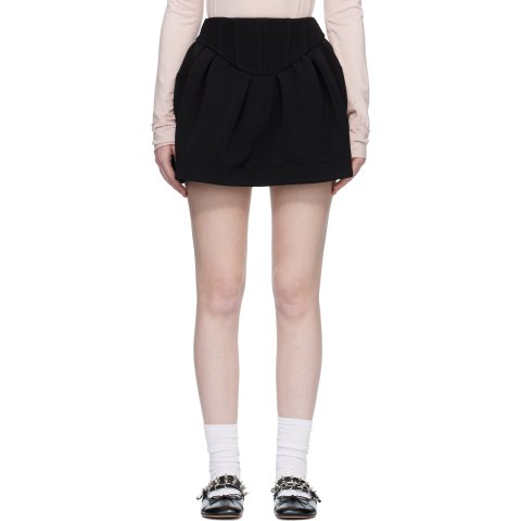 OPEN YYBlack Wire Miniskirt