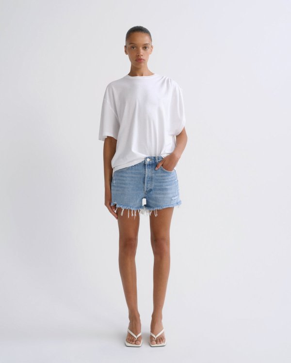 Vintage Parker High-Rise Cut Off Denim Shorts Regenerative Cotton