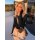 REORIA Womens Long Sleeve Slim Fit Y2K Basic Top