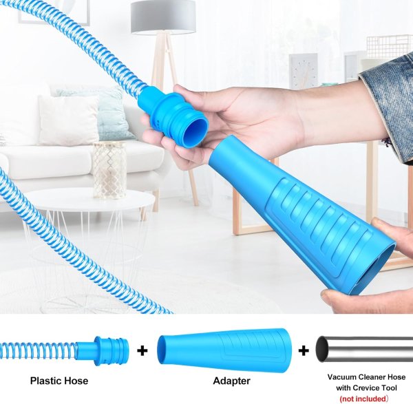 Sealegend Dryer Vent Cleaner Kit 2-Pack Vacuum Hose Attachment & Brush