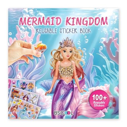 Unicorn and Kitten Sticker Dress Up Jewelry Set Mermaid Kingdom