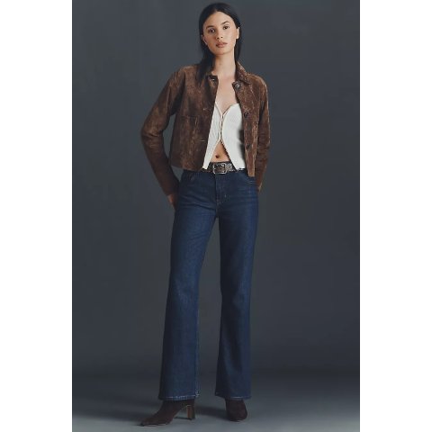 Reformation Sharon Stretch Mid-Rise Bootcut Jeans