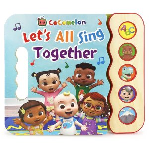Cottage Door Press Cocomelon Let s All Sing Together 5-Button Song Book for Kids