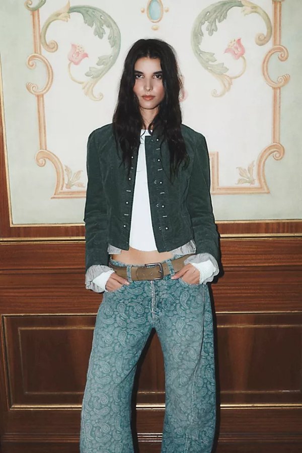 Ruffle Band Jacket
