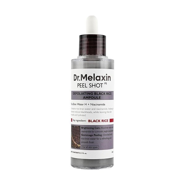 Dr.Melaxin Peel Shot Glow Black Rice Peeling Ampoule 80ml