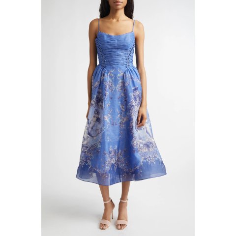 Rebellion Mermaid Silk & Linen Picnic Dress