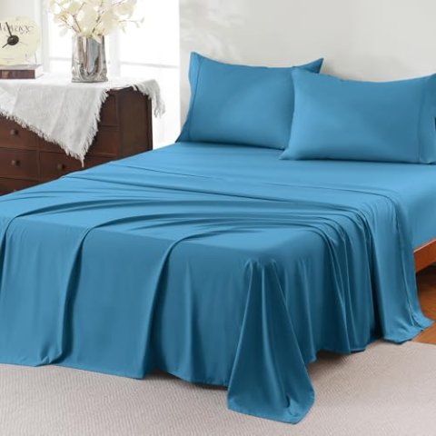 ChicView Twin Sheet Set 3 Pieces Hotel Luxury Breathable Soft Microfiber Deep Pockets Easy Care