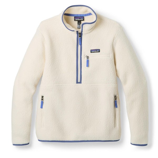 Women's Retro Pile Fleece Marsupial Pullover