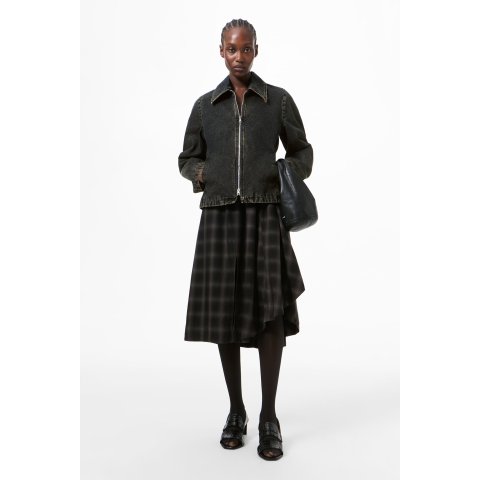 Cinched Jacket Deep Blue Indigo Canvas