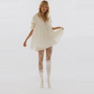 Viola Lace Over-The-Knee Socks $18