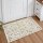 Lahome 2x3 Washable Botanical Faux Wool Area Rug Non-Slip Entryway Mat