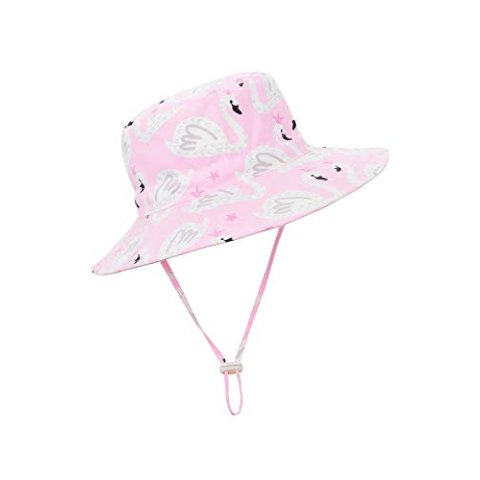 Komorebi Baby Wide Brim Bucket Hat Swan 12-24 Months