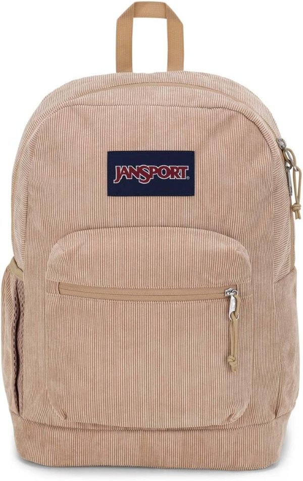 JanSport Cross Town Plus Remix Corduroy Backpack with Laptop Sleeve and Organizer