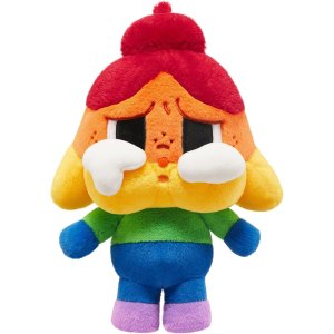 POPMART Crybaby Cheer Up Baby 彩虹萌趣毛绒摆件 30cm