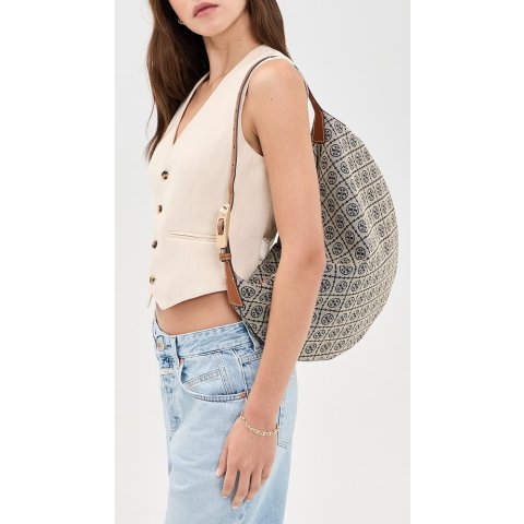 Tory Burch T Monogram Balloon Bag