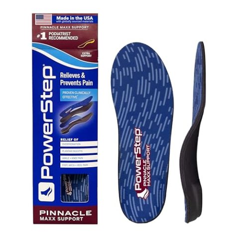 PowerStep Pinnacle Maxx 男士女式矫正鞋垫 稳定支撑 美国制造