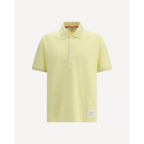 THOM BROWNE Polo Shirt with Iconic Bands