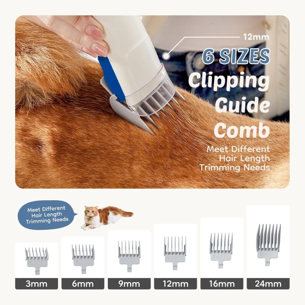DUMOS DumosLifestyle Pet Grooming Vacuum Kit 2.5L for Dogs and Cats