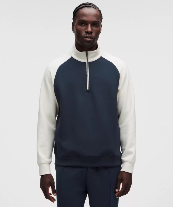 Smooth Spacer Half Zip 卫衣