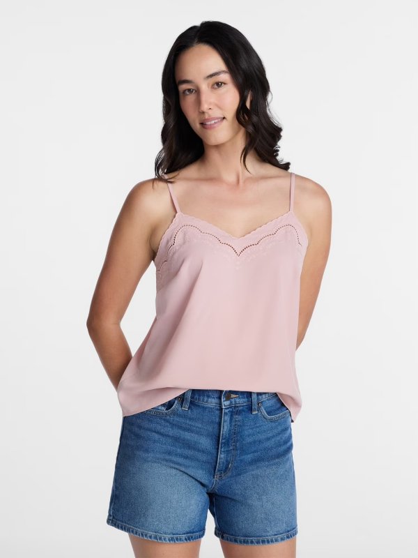 Embroidered Cami XS-XXXL