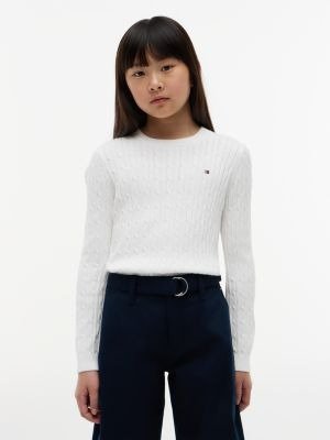  儿童麻花针织毛衣
