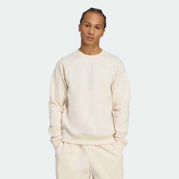 Men's Trefoil Essentials Crew Sweatshirt