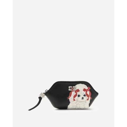 GANNI Bou Coin Purse Poodle Shape