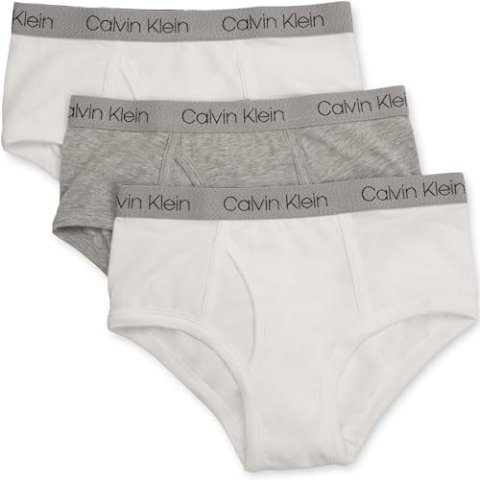 Calvin Klein 男童棉质内裤 3条 中码