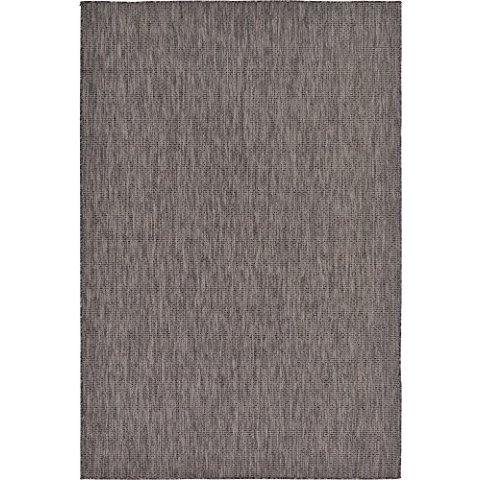 Unique Loom Indoor/Outdoor Flatweave Area Rug 6'1" x 9' Rectangle