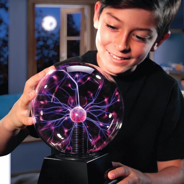 Discovery Plasma Globe Touch & Sound Sensitive Interactive Lamp
