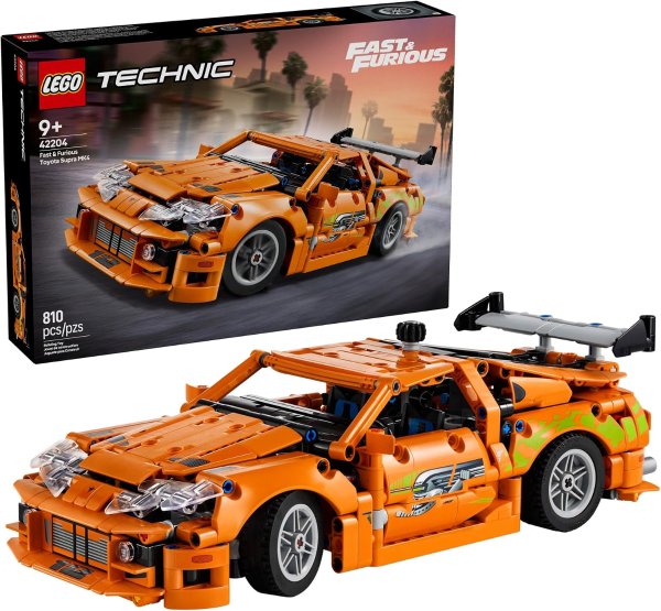  Technic Fast & Furious Toyota Supra MK4 Building Kit 810 Pieces 42204