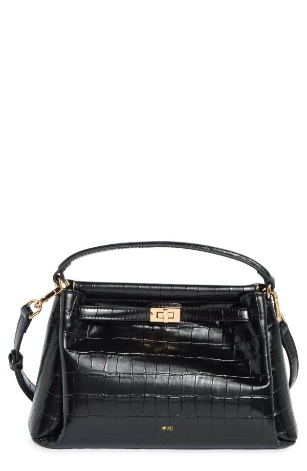 JW PEI Carmen Faux Leather Top Handle Bag