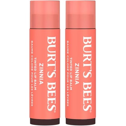 Burt's Bees 100%天然润色润唇膏 0.15盎司 2支装