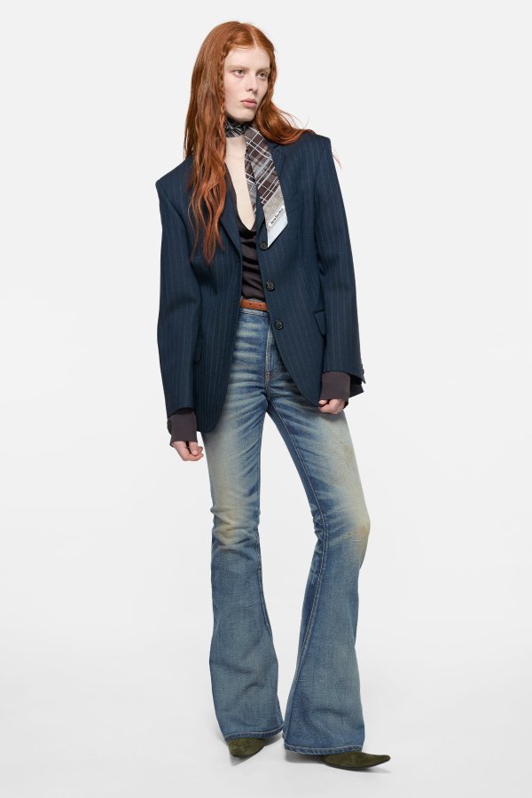 2025F Streams Women's Fitted Jeans High Waist Skinny Bootcut