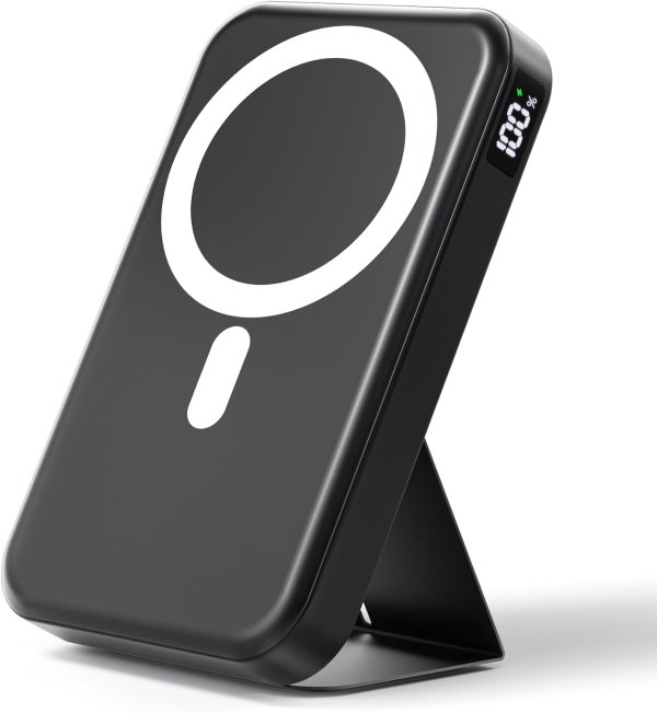 Gxorul 10000mAh 磁吸便携充电宝 皮革折叠支架
