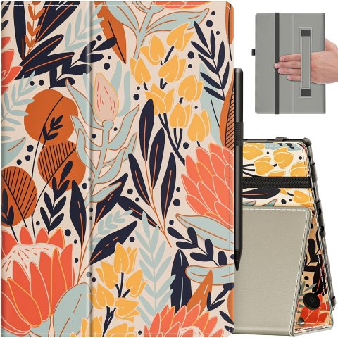 VORI Case for Kindle Fire HD 10 13th/11th Gen with Hand Strap and Auto Wake/Sleep