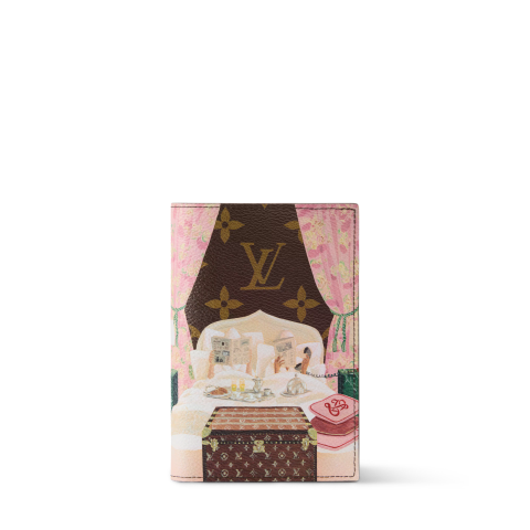 Passport Cover Graphic Canvas 4 Card Slots