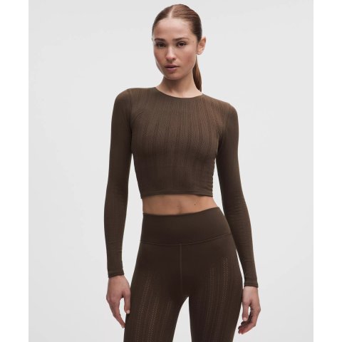lululemonRevealKnit Pointelle Women s Long-Sleeve Shirt